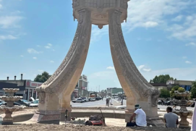 Xaçmazın girişindəki dairə yenilənir