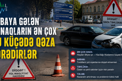 Qubaya gələn qonaqların ən çox qəza törətdiyi küçə