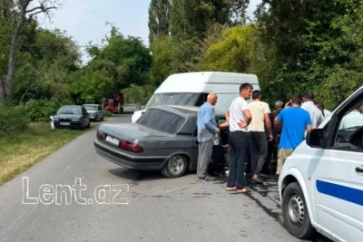 Zaqatalada avtomobillər toqquşdu