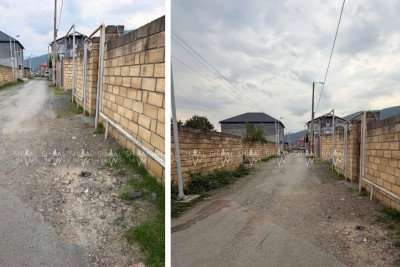 Zaqatalada su xətti çəkildi, küçə qazıldı – asfalt isə bərpa olunmadı