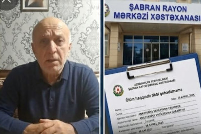 Şabran sakini həyat yoldaşının ölümünün araşdırılmasını tələb edir