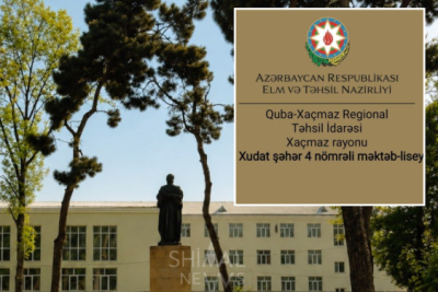 Xudatdakı 4 nömrəli məktəbin taleyi bəlli oldu: RƏSMİ  AÇIQLAMA
