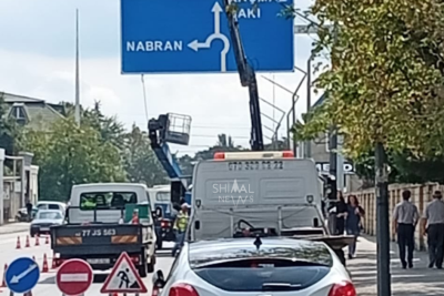 Xudatda yeni istiqamət lövhələri quraşdırılır
