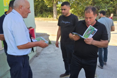Xaçmazda qəhvəyi mərmər bağacığına qarşı maarifləndirici görüşlər keçirilib