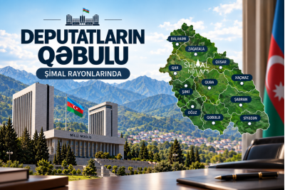 Şimal rayonlarında deputatların oktyabr üzrə vətəndaş qəbulu günləri açıqlanıb