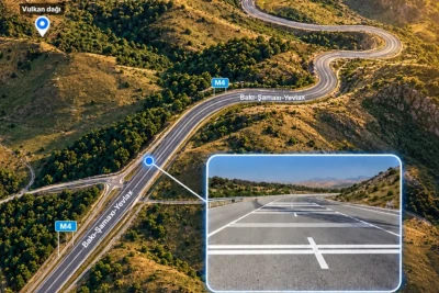 Bu yolda sürətin azaldılması üçün tədbirlər görüb