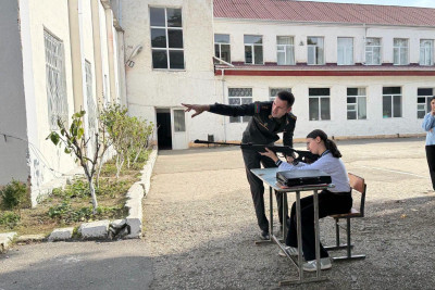 Qubada məktəblilər arasında atıcılıq yarışı keçirilib