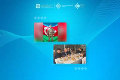 Şəkidə iki şəhid ailəsi ziyarət edilib